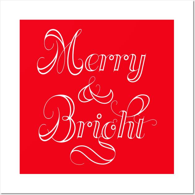 Merry & Bright Wall Art by Saltee Nuts Designs